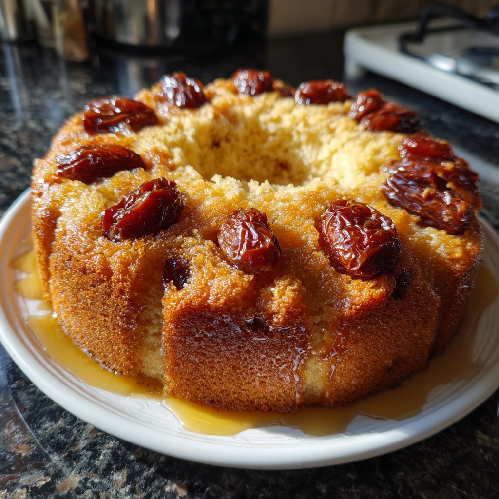 Bananenkuchen mit Datteln