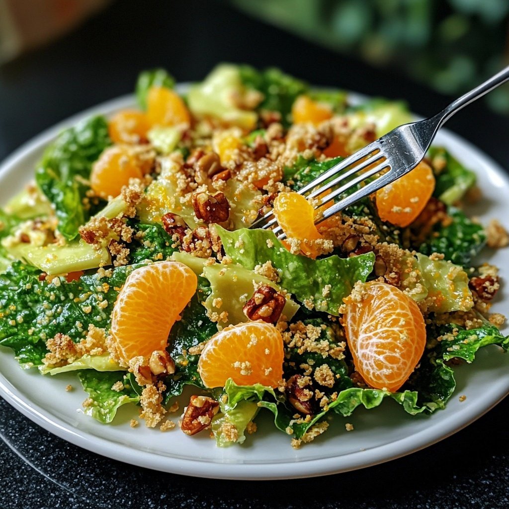 Chinakohl-Salat mit Mandarinen