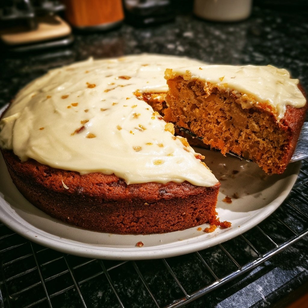 Karottenkuchen Mit Apfel Zimt