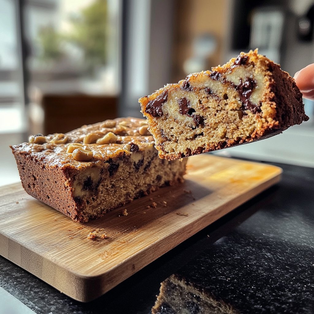 Bananenbrot aus reifen Bananen