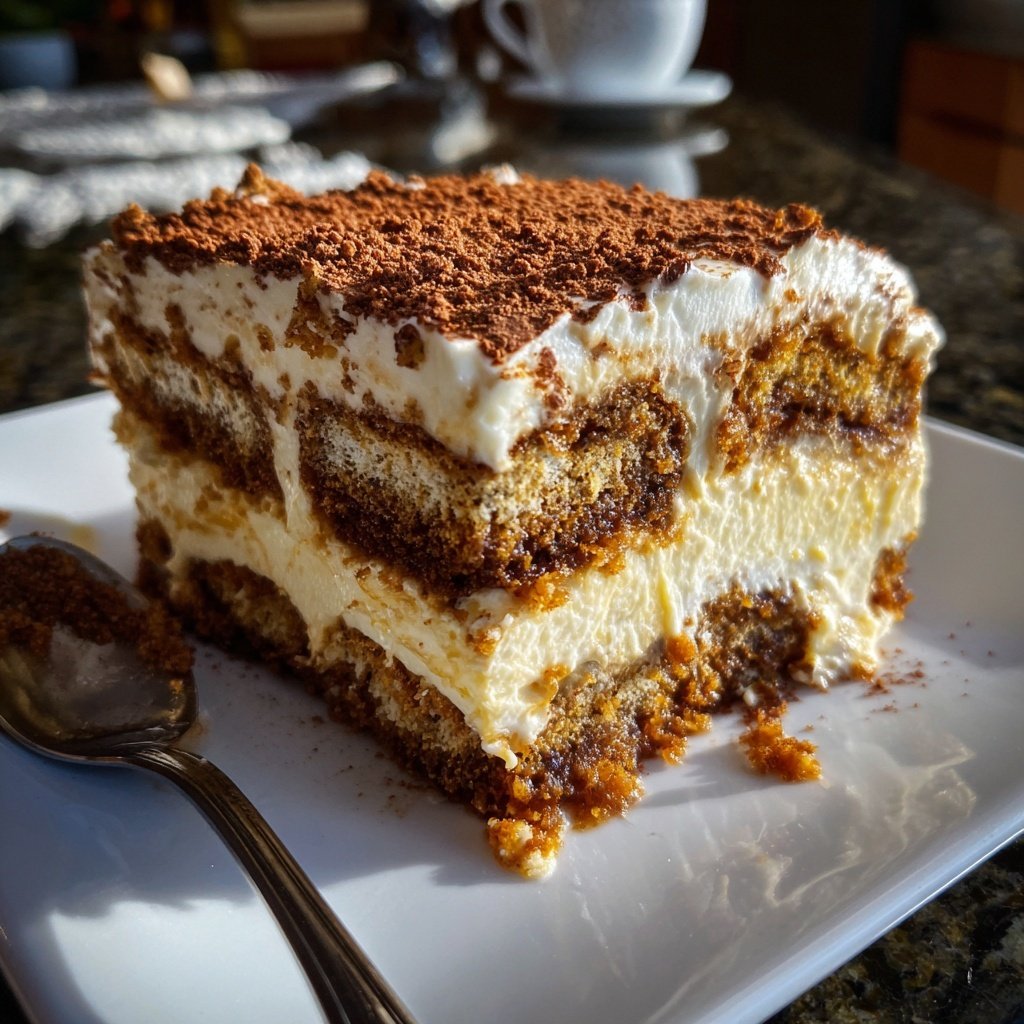 Super einfaches Lebkuchen Tiramisu ohne Ei
