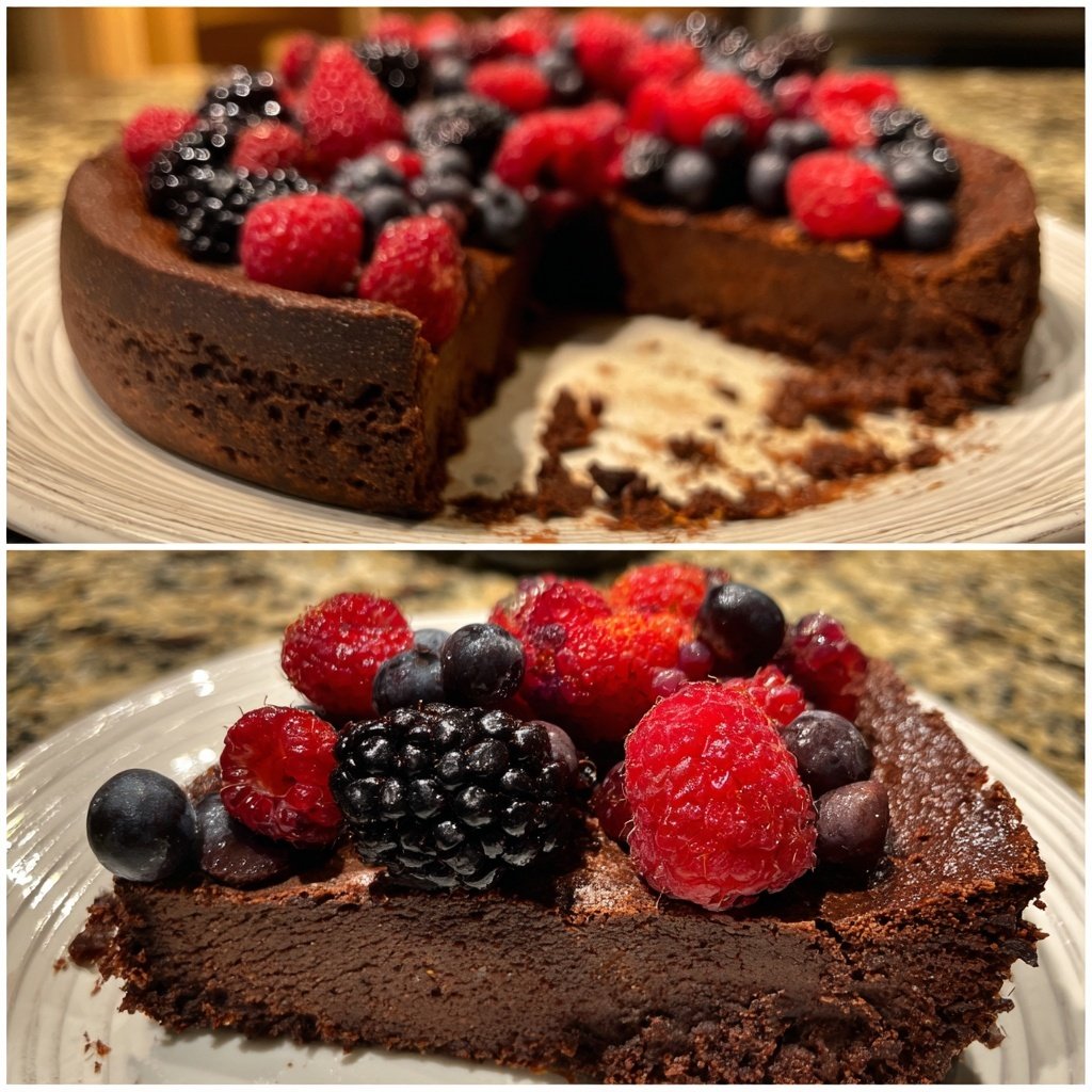 Gesunder Schokoladenkuchen ohne Zucker