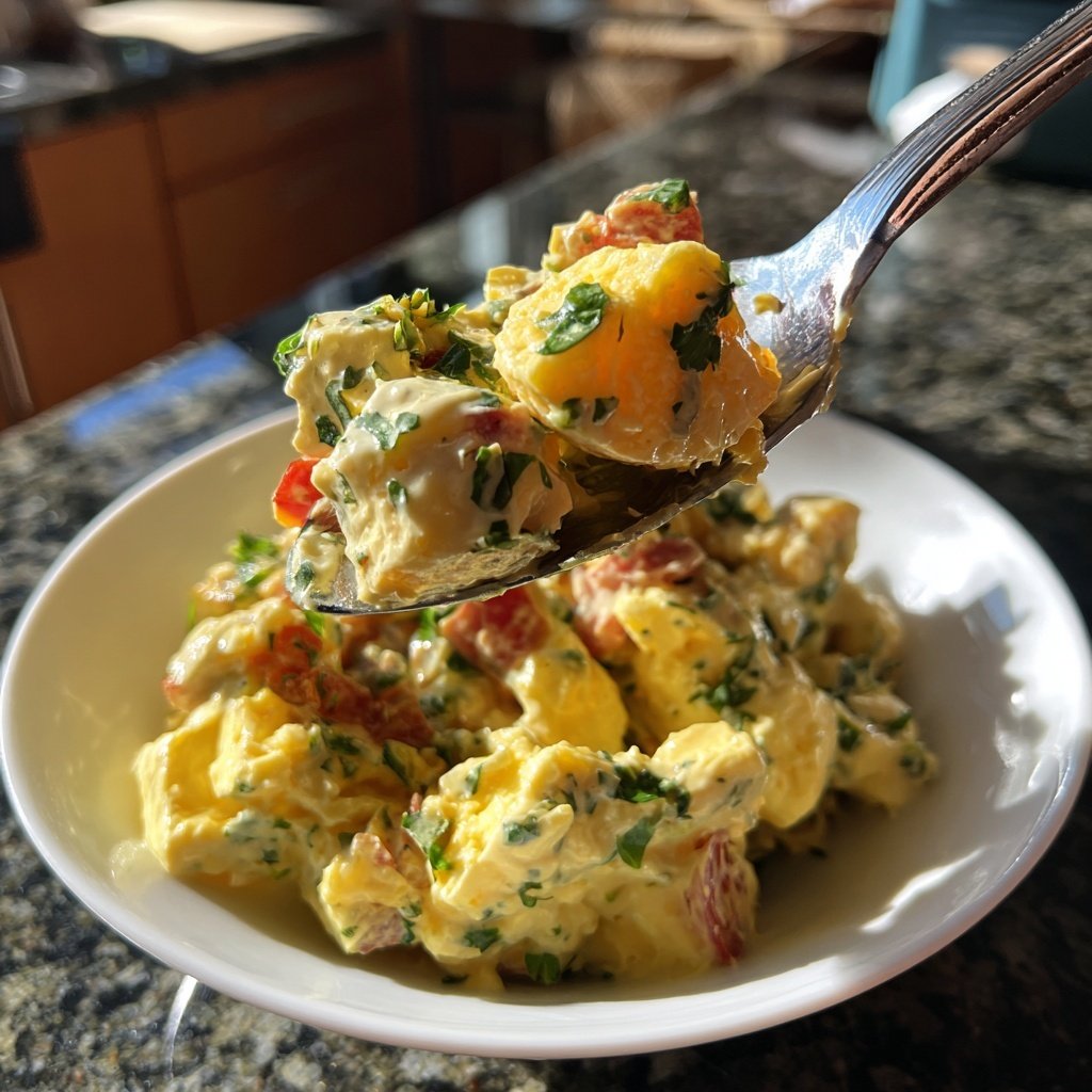 Schnell & Einfach 10-Minuten-Eiersalat mit Joghurt