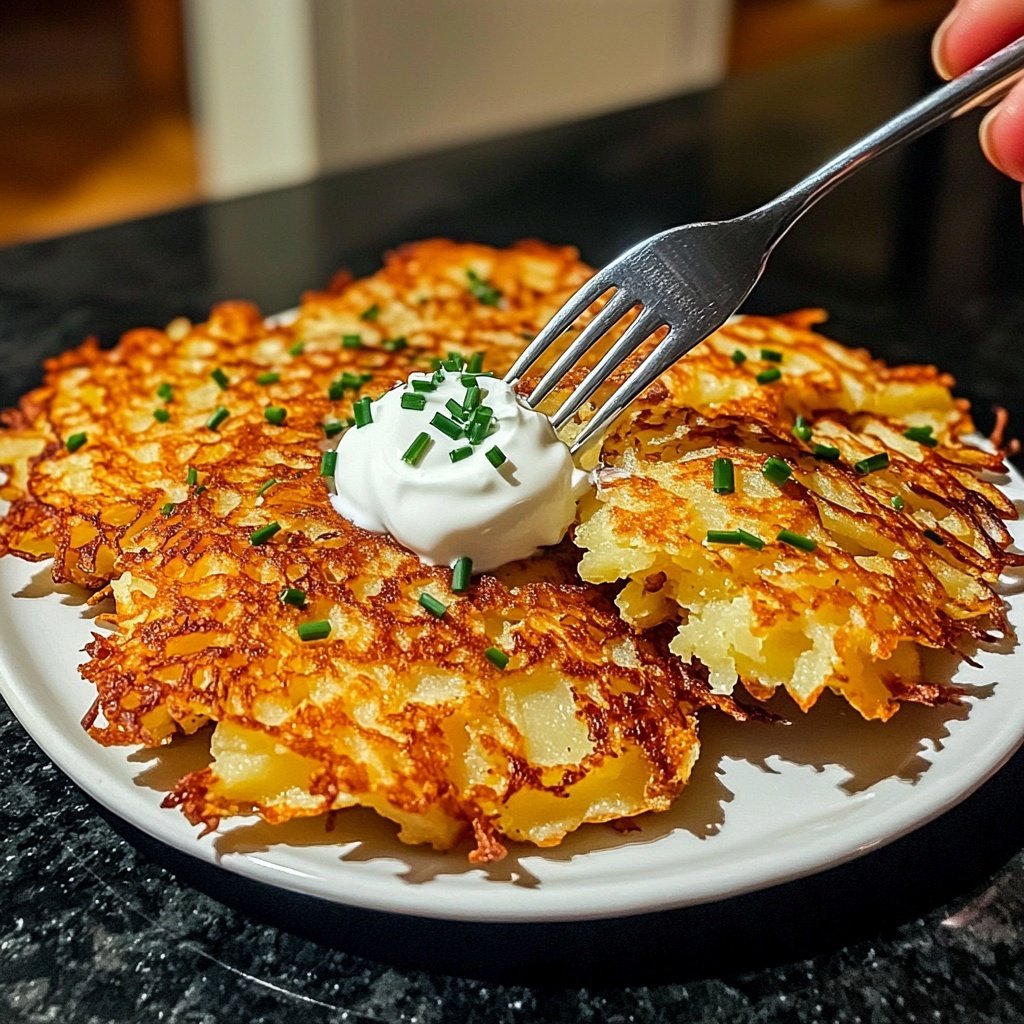 Knusprige Kartoffelpuffer