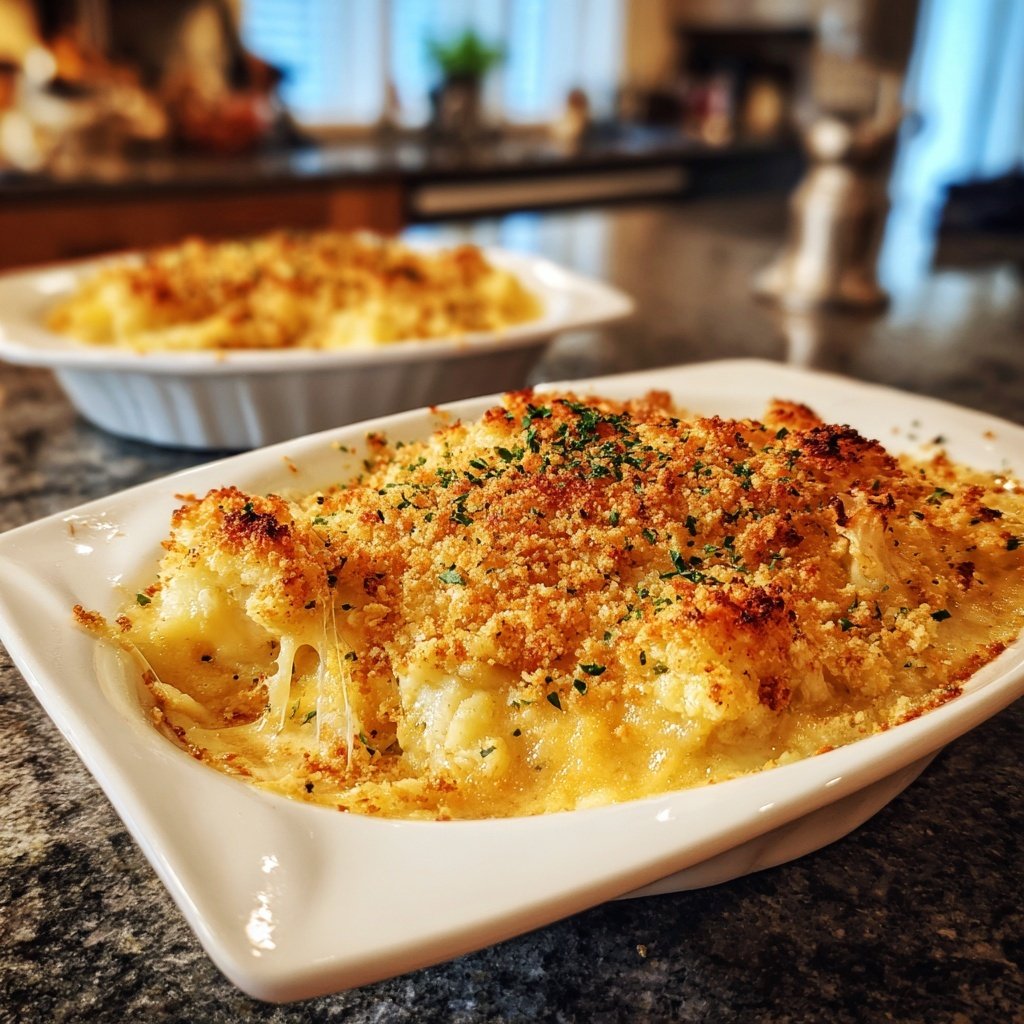Blumenkohl Gratin Mit Bröseln